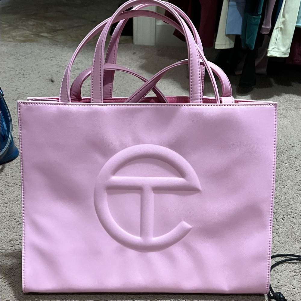 Telfar medium Light Pink Tote Bag